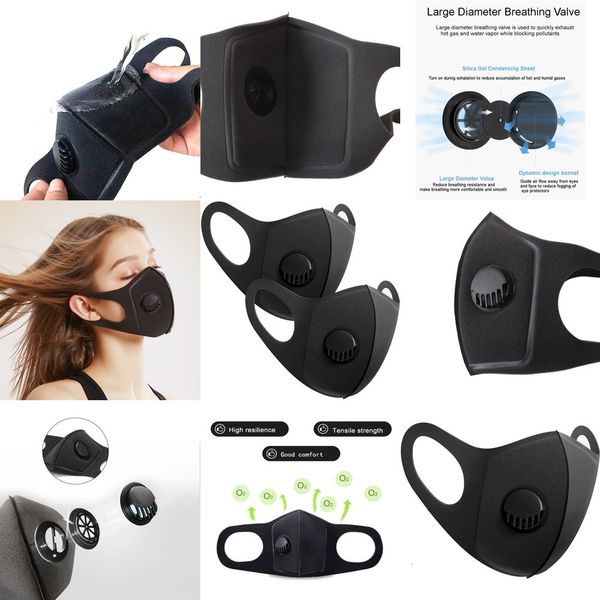 

facemask with valve sponge washable mask high reusable fashion face mask anti pollution anti du yh01jqvc 3875