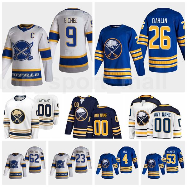 

reverse retro buffalo sabres 9 jack eichel 26 rasmus dahlin jersey ice hockey stitched 53 jeff skinner 23 sam reinhart 4 taylor hall, Black;red