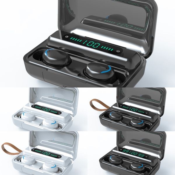 

nsgo a6l tws bluetooth v 5.0 stereo for with lcd mini earbuds sport headphone with mic charger wireless for android phones