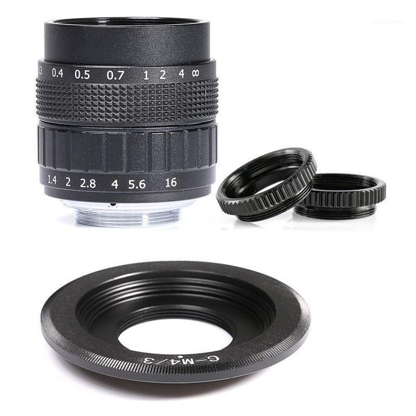 

fujian 50mm f/1.4 aps-c cctv lens+adapter ring+2 macro ring for p anasonic/o lympus micro4/3 m4/3 mirroless camera1
