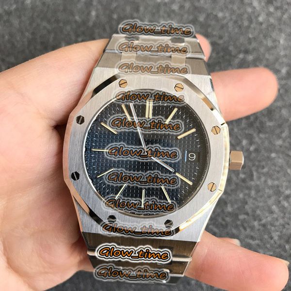 

super xf version 39mm extra-thin 8.5mm 15202 15400 blue date dial cal.2121 automatic mens-watch 904l steel case steel bracelet sport watches, Slivery;brown