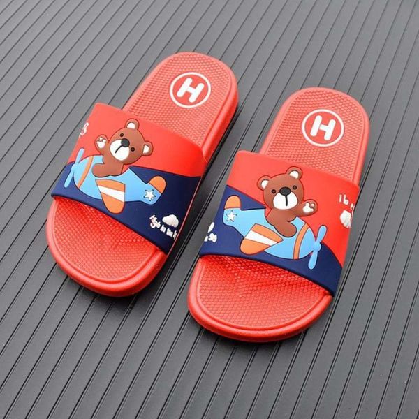 

kids' a hua summer ge cartoon soft soled boys' sho children's cool slippers girls' middle school children, Black;red