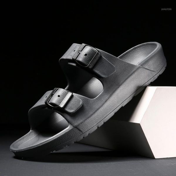

sandals garden for men quick drying summer beach slipper flats breathable outdoor unisesx gardening jelly shoes1, Black