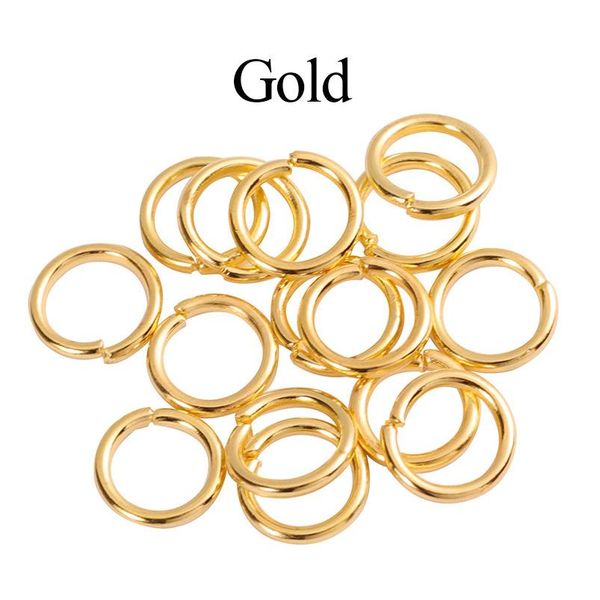 

mixed colors 200pcs/bag 3-10 mm loops jump rings split rings connectors single open circle jewelry findings making acc sqcosv