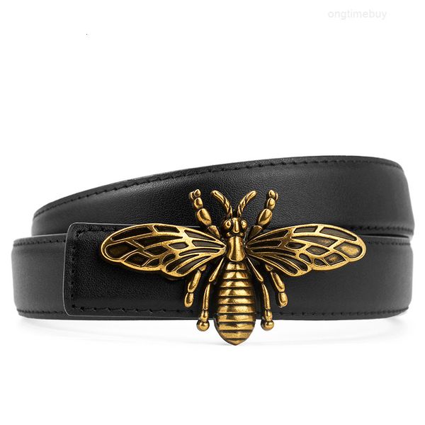 

bee men belt women copper, Black;brown