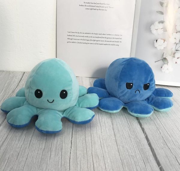 

игрушка детские плюшевые фаршированные игрушки мягкие плюшевые сопутствующие аксессуары осьминог детское домашнее животное обратимые милые ж