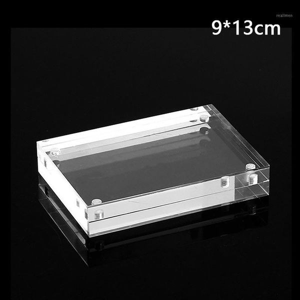 

1x blank clear acrylic frame p non-toxic wedding baby and kids picture stand1