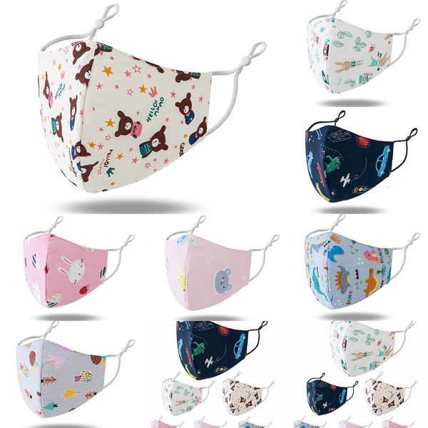 

new kids masks fashion face mask 3d black white washable breathable thin three dimensional facemask boys girls individually wrapped 7 n3q0b