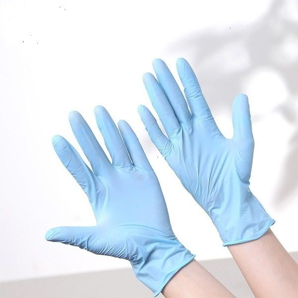 

factorygimopowder, disposable hemp alkali, and without euc8100pcs acid fingers, antiskid food grade, nitrile gloves