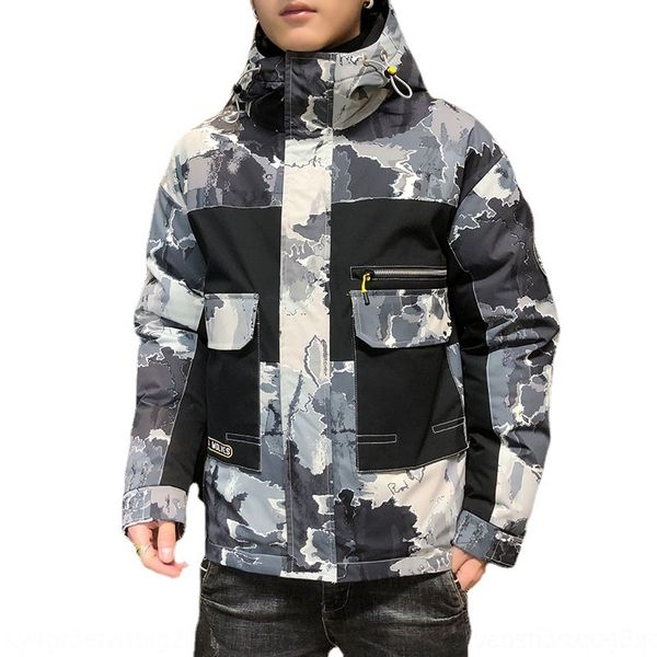 

hfhw women down feather outwear jacket coats thicken quality men women winter casual outdoor warm jacket hooded winter keep warm down jacket, Black