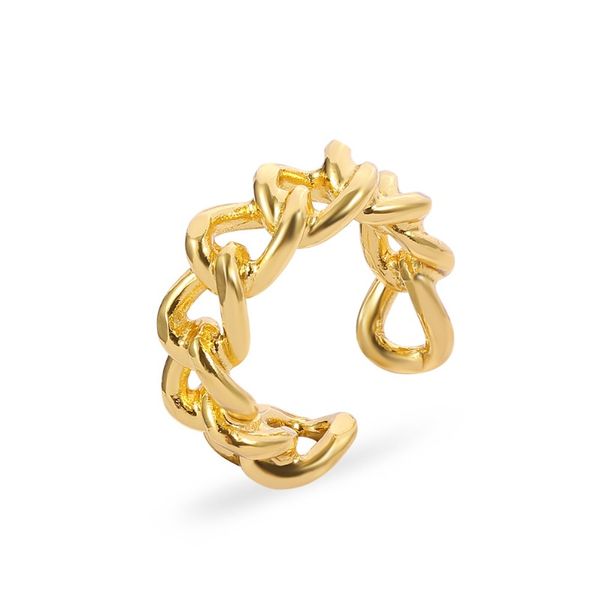 

краткие кольцевые кольцевые кольцевые кольца из металлической цепи, Golden;silver