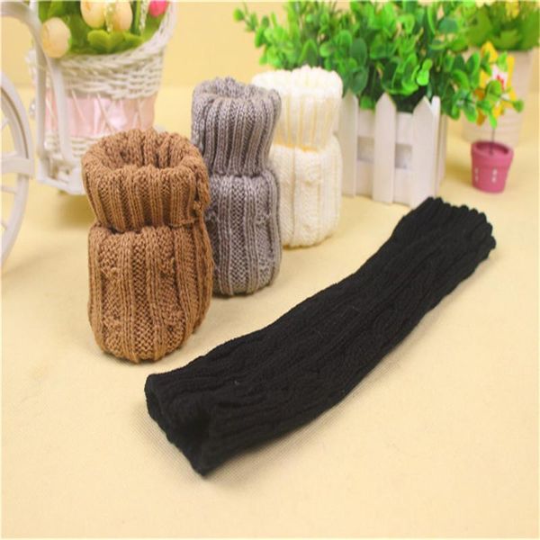 

five fingers gloves fashion 1 pair winter women girls solid color long half knitted sleeves riding autumn mittens warm fingerless glove, Blue;gray