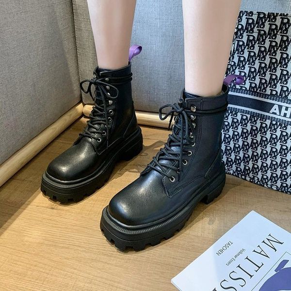 

2021 new winter casual mode women tornozelo anti-slip-resistant to exhaust leap shoes high boots muje wit2, Black
