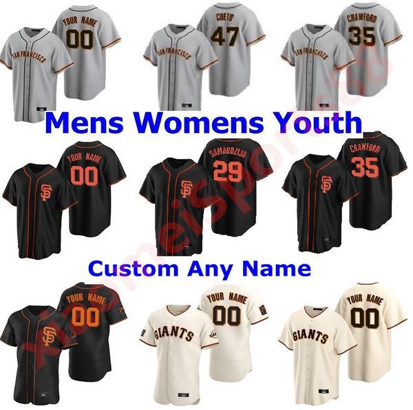 

men women kids youth 29 jeff samardzija 2021 jersey johnny cueto will smith mccutchen yastrzemski williams stitched baseball jerseys, Blue;black