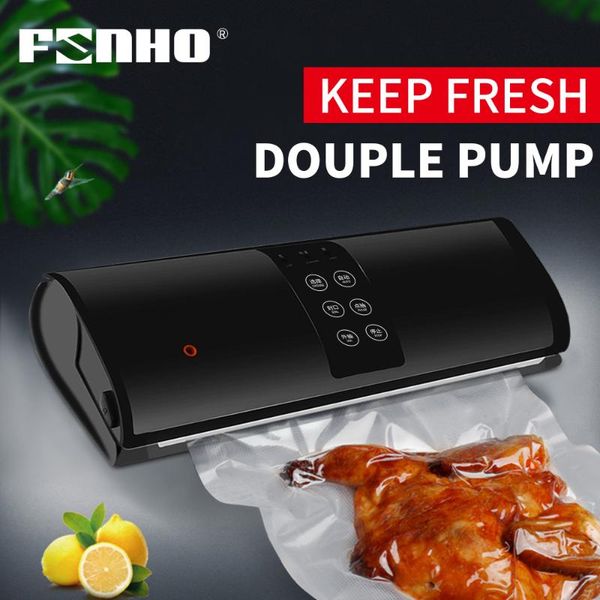 

funho automatic vacuum sealer packing sealing machine including 15pcs bags for sous vide vacuum sealer household
