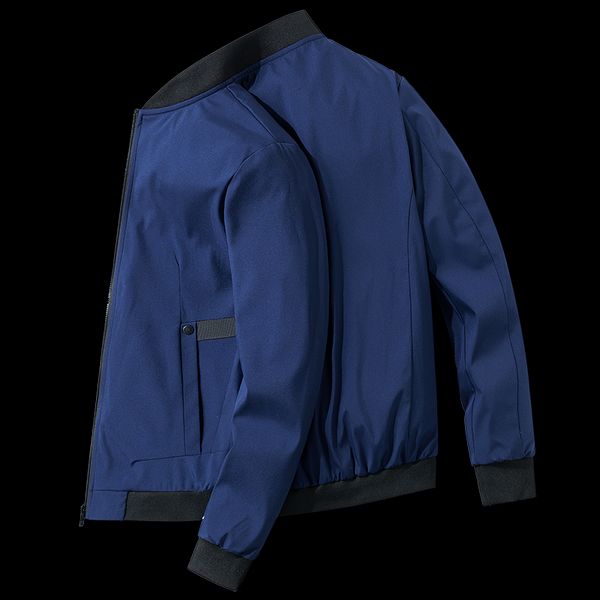 

autumn mens jackets and coats solid baseball bomber for man casual zipper overcoat windbreak jacket men big size m-5xl kg-273, Black;brown
