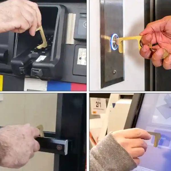

латунный открывающий, сантехника, ручной, антимикробные и усилители, инструмент для лифта, дверная ручка, ключ, White