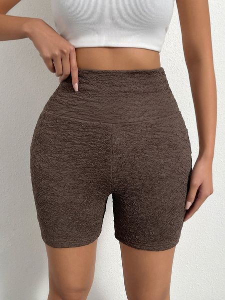 

wideband waist textured biker shorts h0xv#, Black