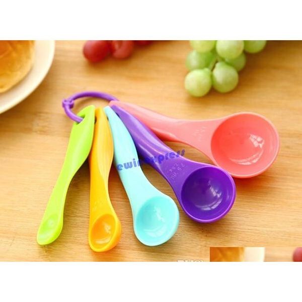 

5pc/set eco-friendly kitchen craft colourworks measuring spoons spoon teaspoon scoop cup baking ute jllgnt dayupshop