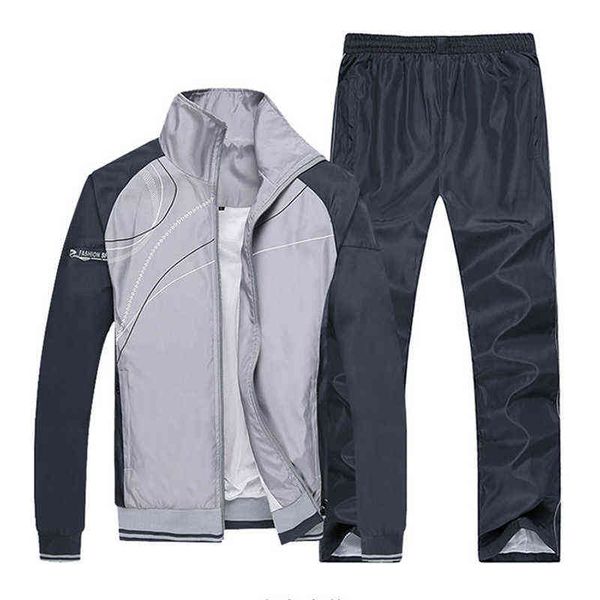 2020 männer Lauf Sets Gym Sport Herbst Winddicht Tischtennis Badminton Trainingsanzüge Sport Training Jogging Jogger Anzüge Y1221