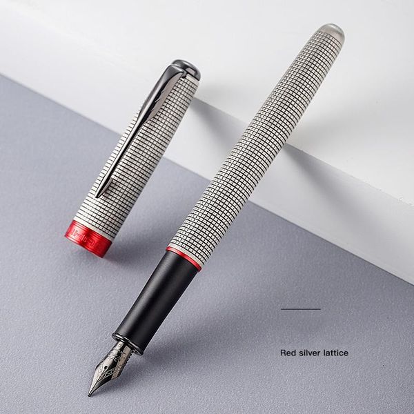 

2020 new jinhao fountain pen classic stripes ink pen 0.5mm f nib black school office supplies