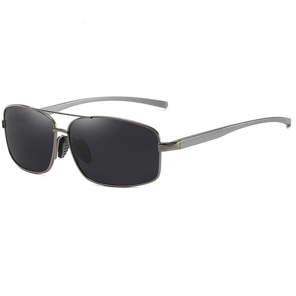 

sunglasses mens polarized men classic rectangle sun glasses retro metal frame uv400 eyewear outdoor shades, White;black