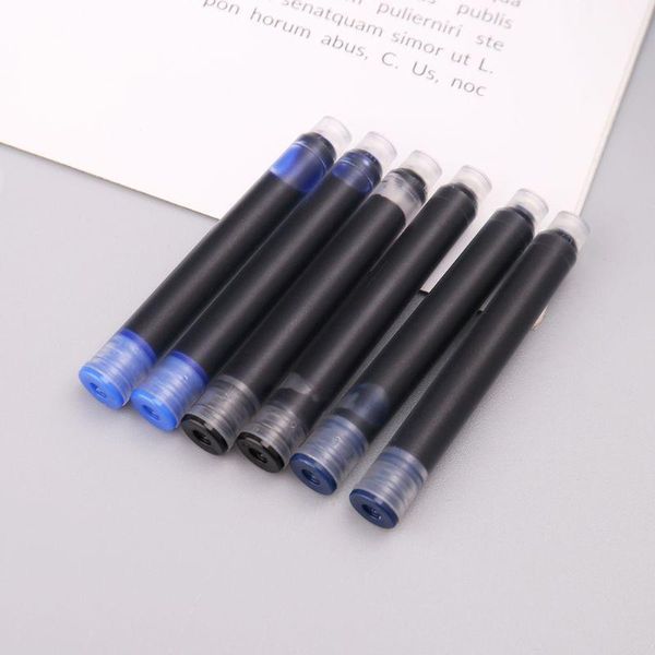 

fountain pens 100pcs jinhao universal black blue pen ink sac cartridges 2.6mm refills school office stationery h7ec1
