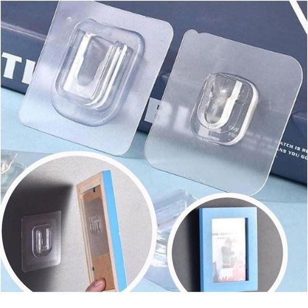 

double sided adhesive wall hooks wall hanger transparent suction cup sucker hook double-sided adhesive wall hooks drop wmtelp