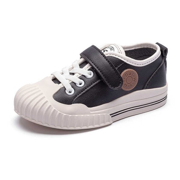 

new childrens shoes girls boys casual sport for baby fashion sneakers hook loop kids running trainers tenis infantil designer classic luxury, Black