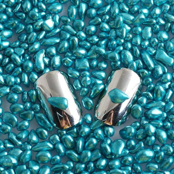 

ab miniature stones irregular shapes jelly beans iridescent stone holographic beads no hole uv resin crafts jewelry making 20g bbyhcd, Black