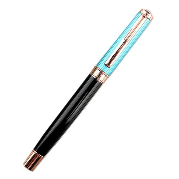 

fountain pens paili 117 metal beautiful diamond cover nib f 0.5mm size straight line writing ink pen for business office
