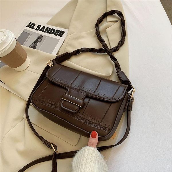 

original design messenger bag simple leisure bag 2021 fashion shoulder square