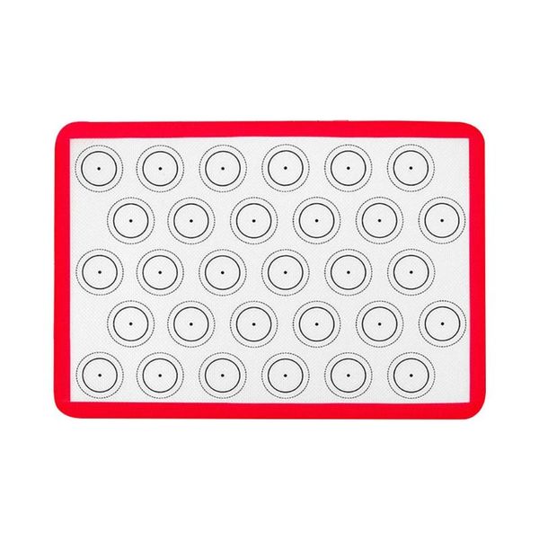 

tools & accessories dot circle non-stick baking mat rectangle barbecue silicone sheet pad l5ye