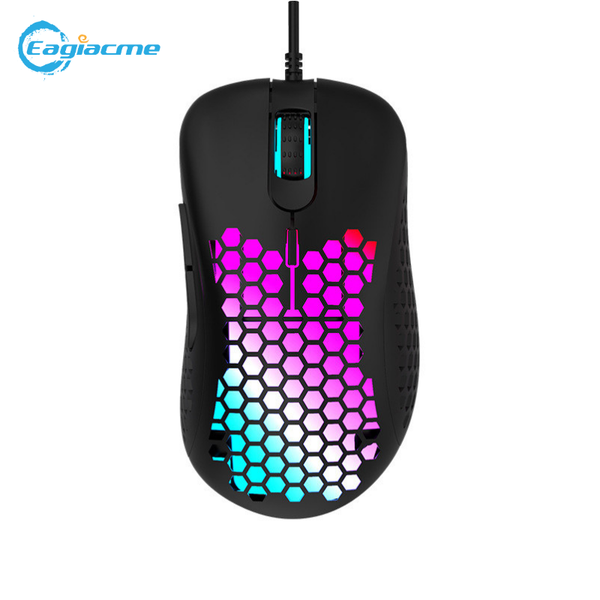 

eagiacme gaming mouse usb wired gamer mouse with rgb backlight adjustable 2400 dpi mice