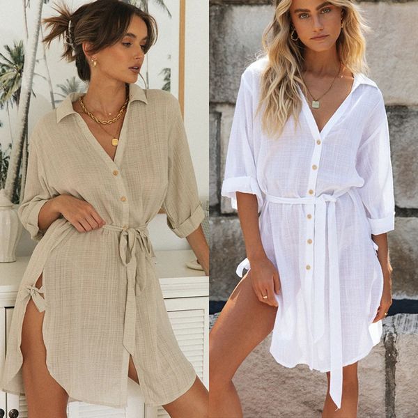 

2021 new autumn fashion button up satin silk shirt blouse women white loose lady long sleeves female pure color street shirts ylet, Black;white