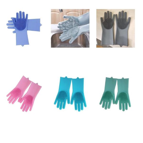 

car sponge silicone dishwashing gloves with scrubber hook for spongeless dishwashing, washing, house