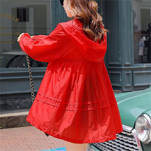 

women's jackets 2021 summer sun protection clothing short casual jacket loose large size sun-proof outerwear female coat, Black;brown
