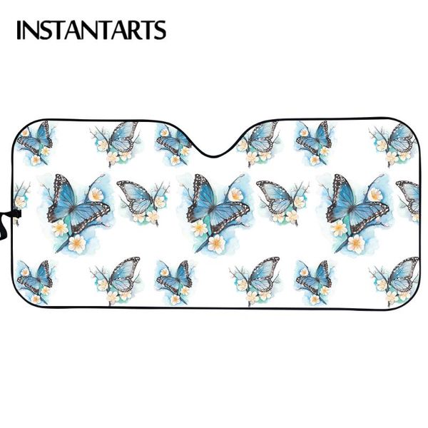 

car sunshade fashion butterfly design accessories sun shade for windshield heat reflector universal uv