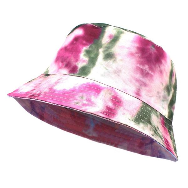 

wide brim hats ditpossible tie-dye two-sided bucket for women retro summer hat outdoor sports panama gorro fishing cap foldable, Blue;gray