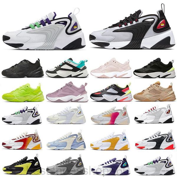 

des chaussures mens womens tekno m2k zoom shoe black white rush pink grey infrared university red white green plum dust sports walking krtt, White;red