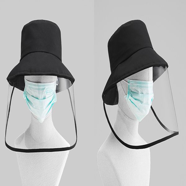 

fisherman hat protective cap anti-bacterial aeolian sand dust isolation hat eye protection epidemic prevention protective mask, Blue;gray