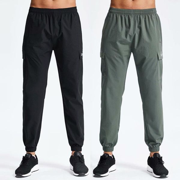 

gym football trousers sweatpants men running pants soccer training pants jogging fitness activewear workout sport, Black;blue