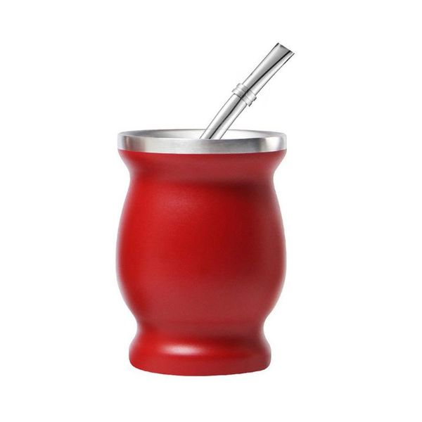

mugs yerba mate tea set double-walled teaware with straw mug infuser teapot for services office travel stainless steel