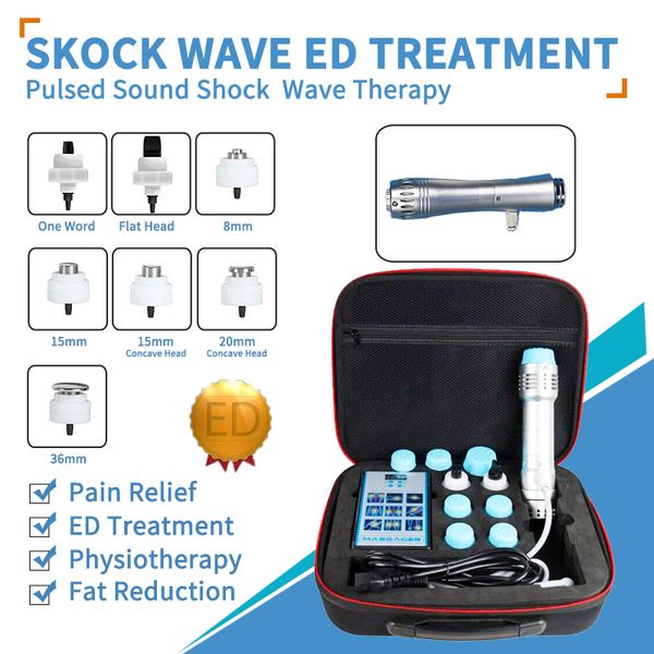 

other beauty equipment eswt shockwave therapy machine with 7 heads multifunctional pain relief massager for ed treatment household