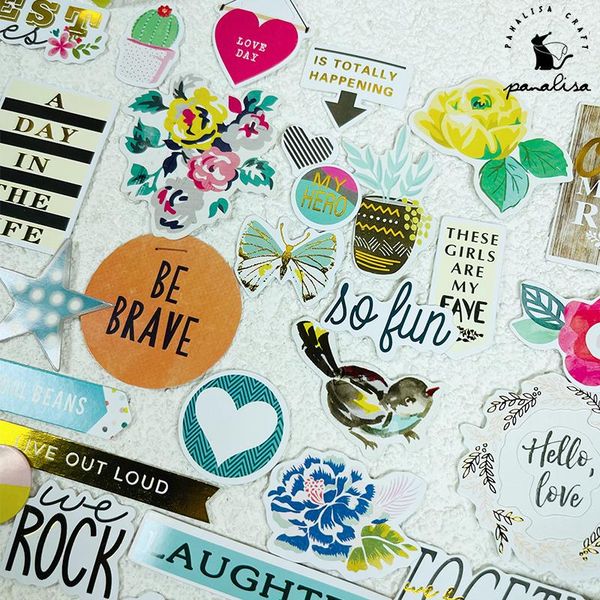

gift wrap panalisacraft love mother foil paper cardstock die cut stickers for diy scrapbooking/po decoration card making craft