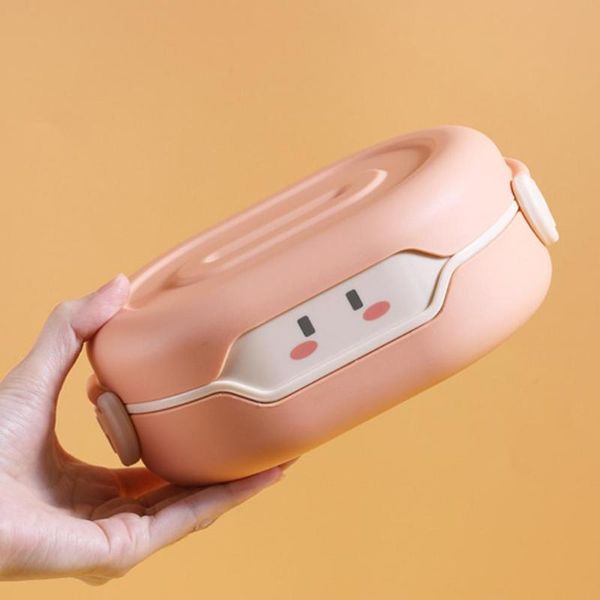

dinnerware sets lunch container portable eco-friendly easy to clean bento box with lid for kitchen