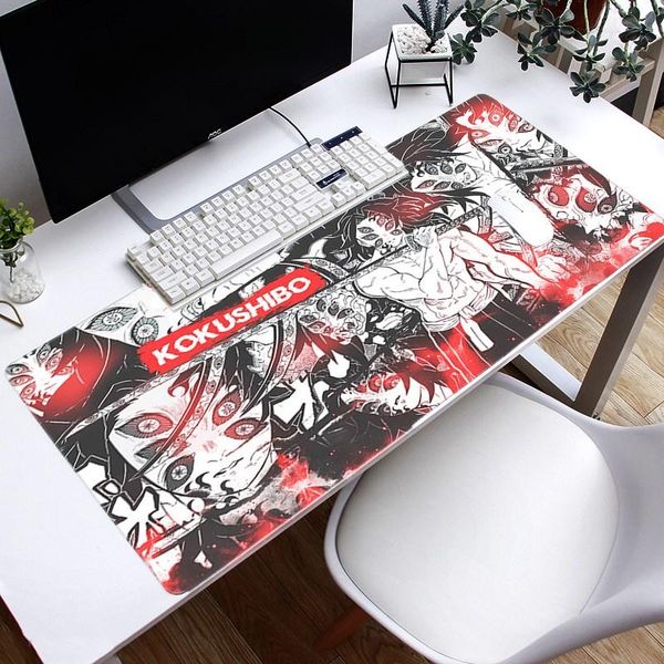 

mouse pads & wrist rests high sensitive waterproof wear-resistant lock edge keyboard kimetsu no yaiba pad oversized game office boutique