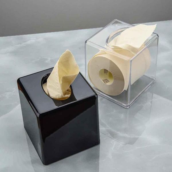

tissue boxes & napkins el office clear acrylic napkin box cover roll paper holder organizer