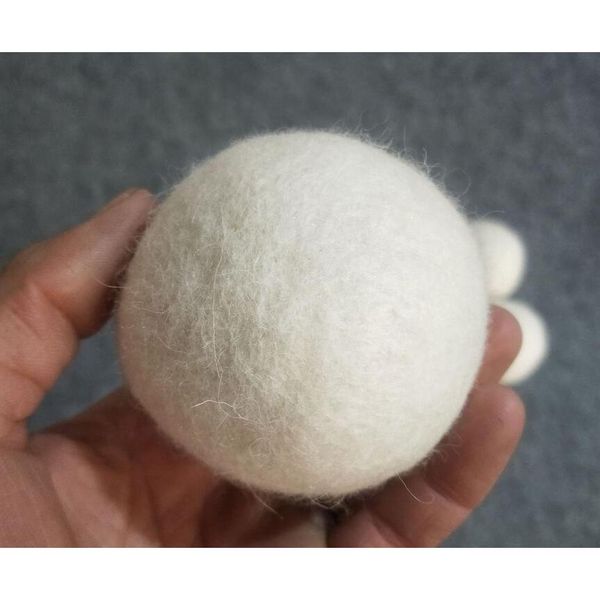 

new arrival wool dryer balls premium reusable natural fabric softener 2.75inch 7cm static reduces helps dry clothes jllryo outbag2007