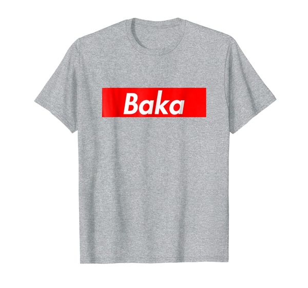 

baka shirt anime, White;black